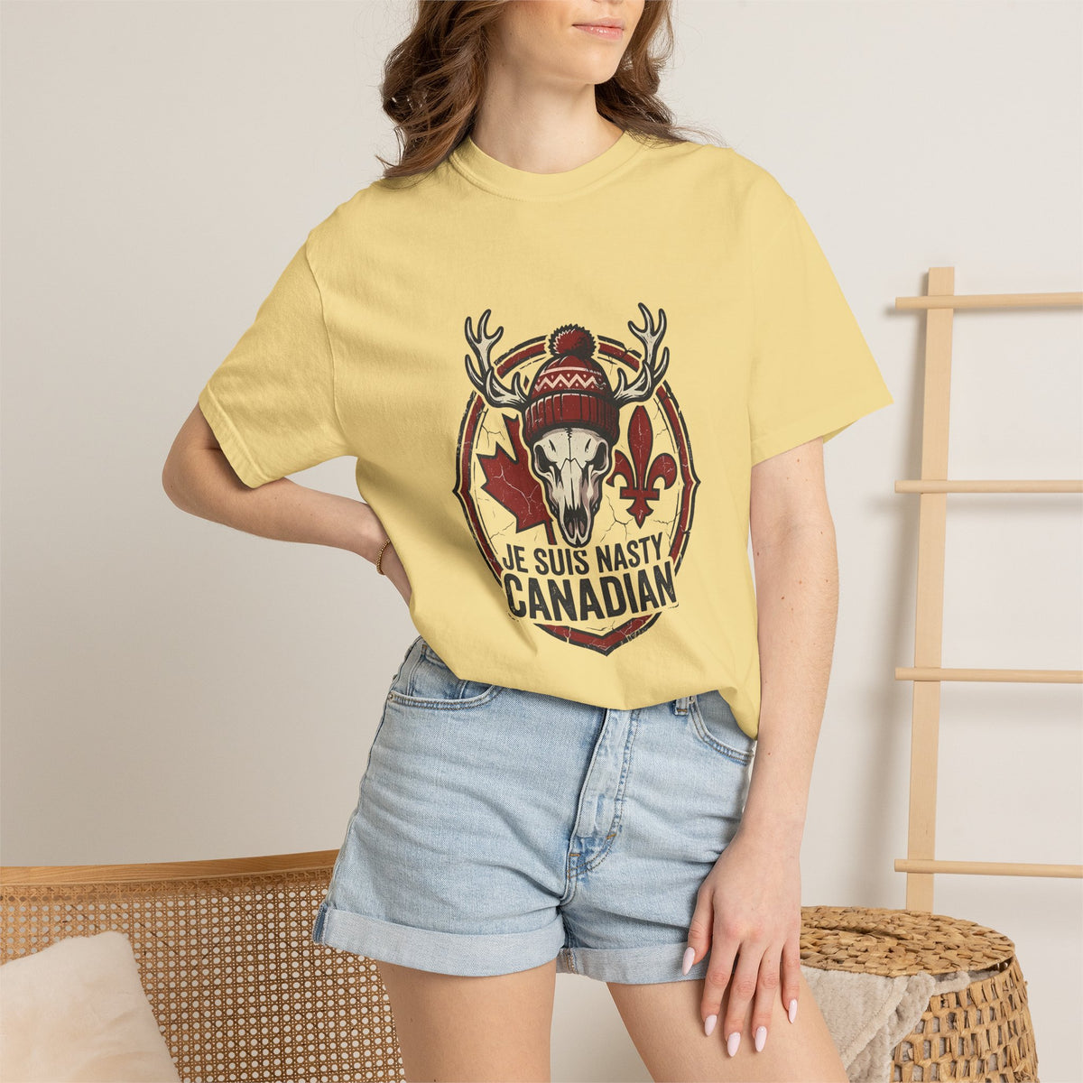 T-Shirt Unisexe « Je Suis Nasty Canadian » / Unisex Tee (Franglais)