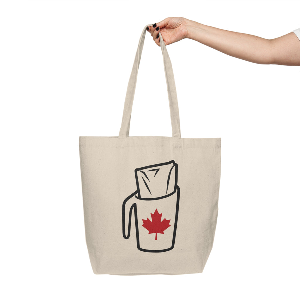 The "Buy Canadian" Milk Bag Canvas Shopping Tote
