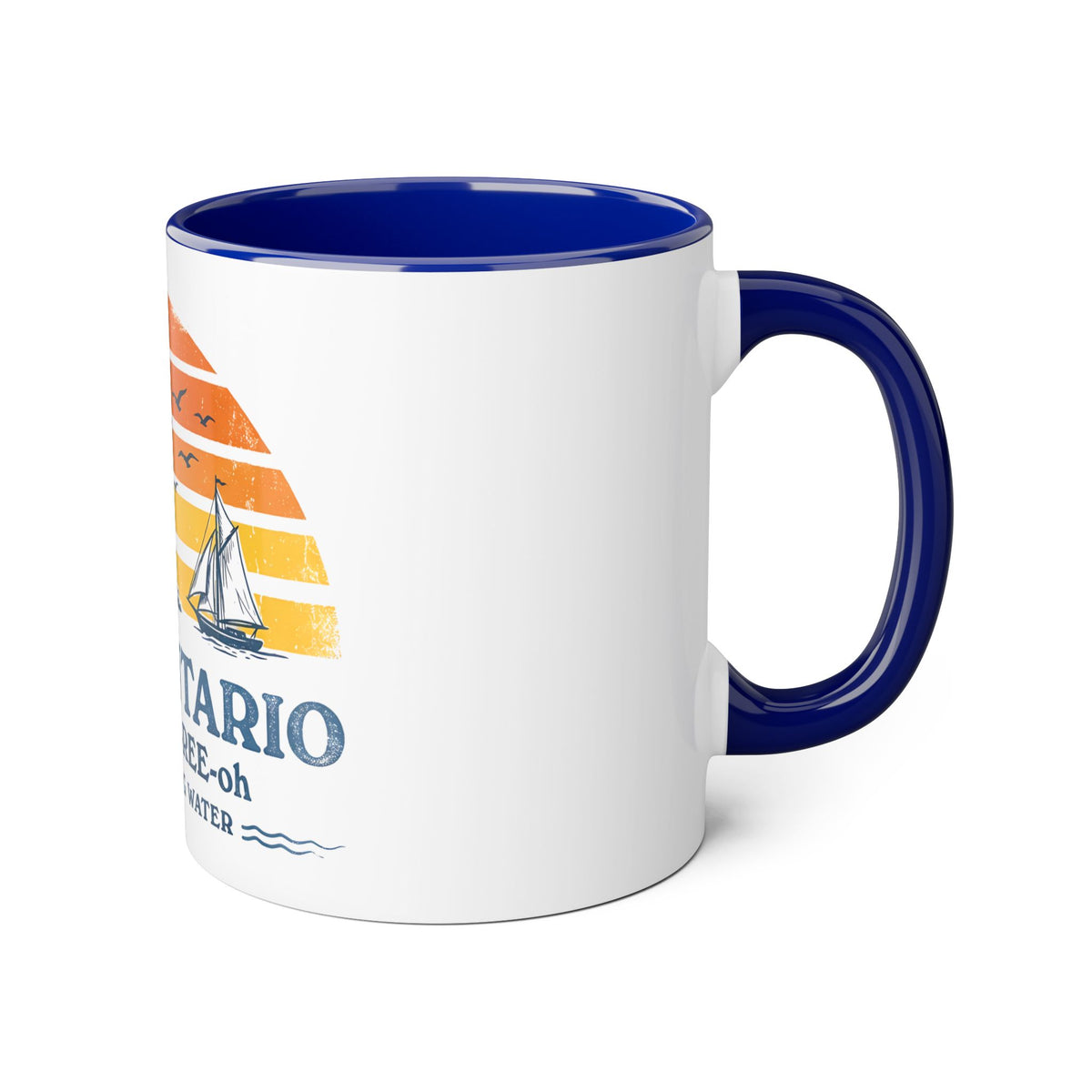 The "Great Shining Water" Lake Ontario 11oz Accent Mug