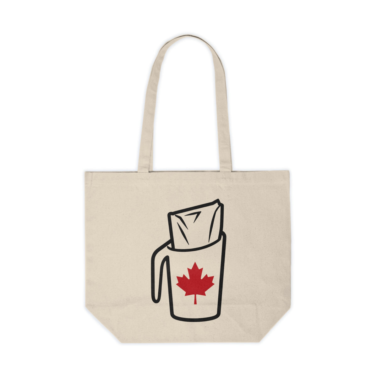 The "Buy Canadian" Milk Bag Canvas Shopping Tote