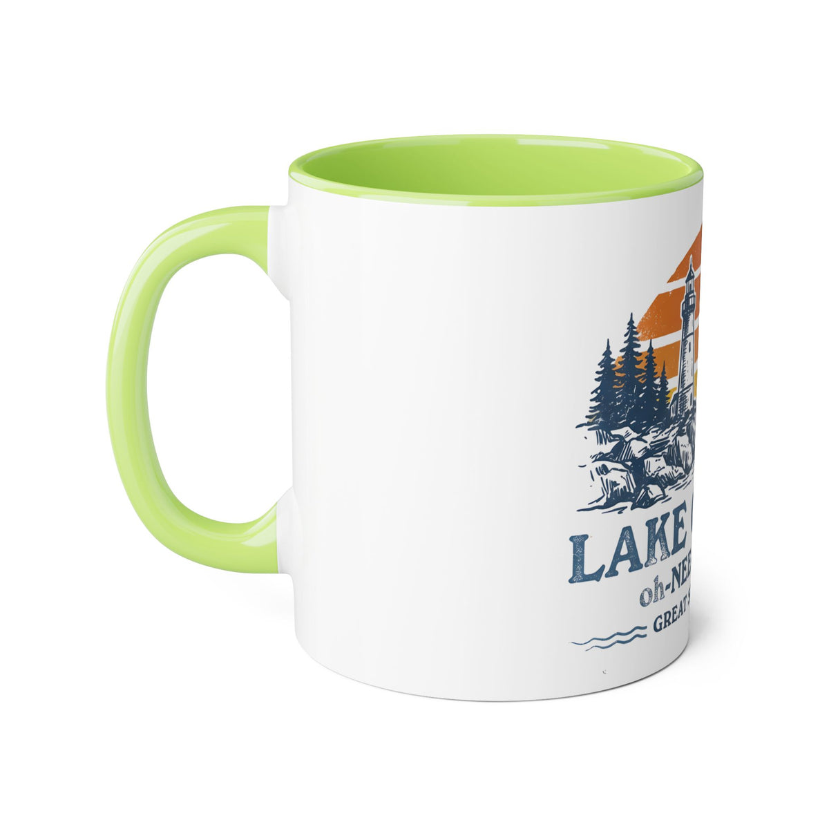 The "Great Shining Water" Lake Ontario 11oz Accent Mug