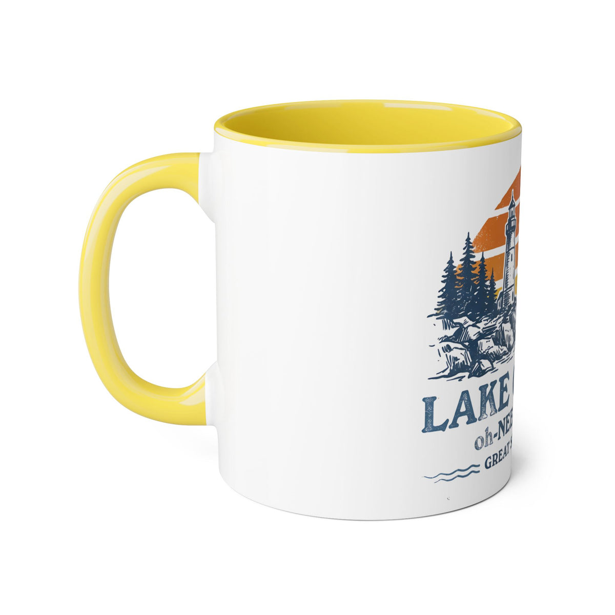 The "Great Shining Water" Lake Ontario 11oz Accent Mug
