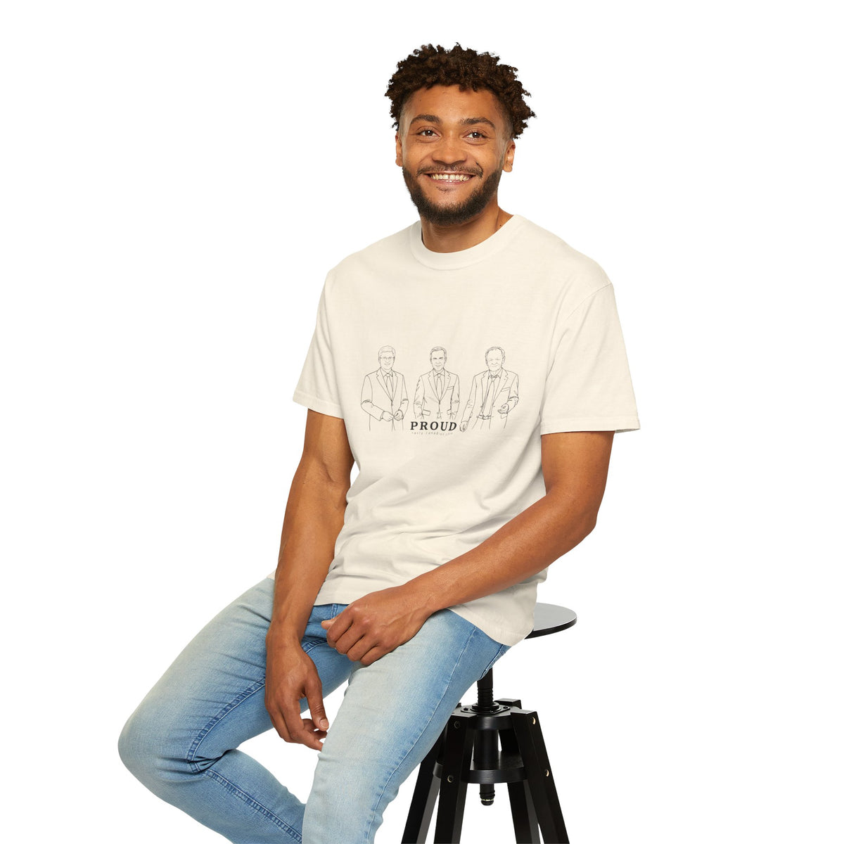 The "PROUD" Line Art Tee — Harper, Carney & Chrétien