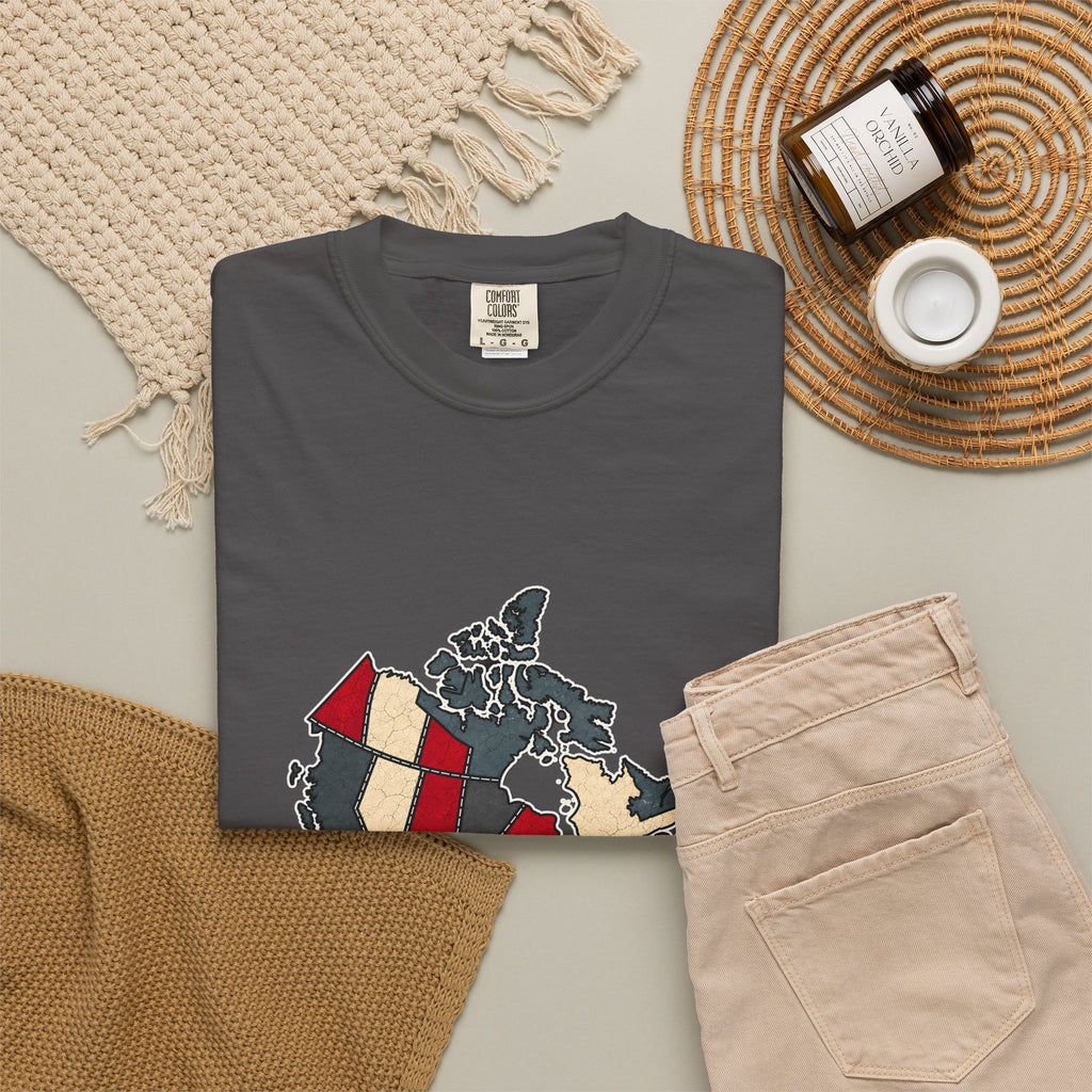 The "PROUD" Map Heavyweight Tee — Lake Ontario Edition