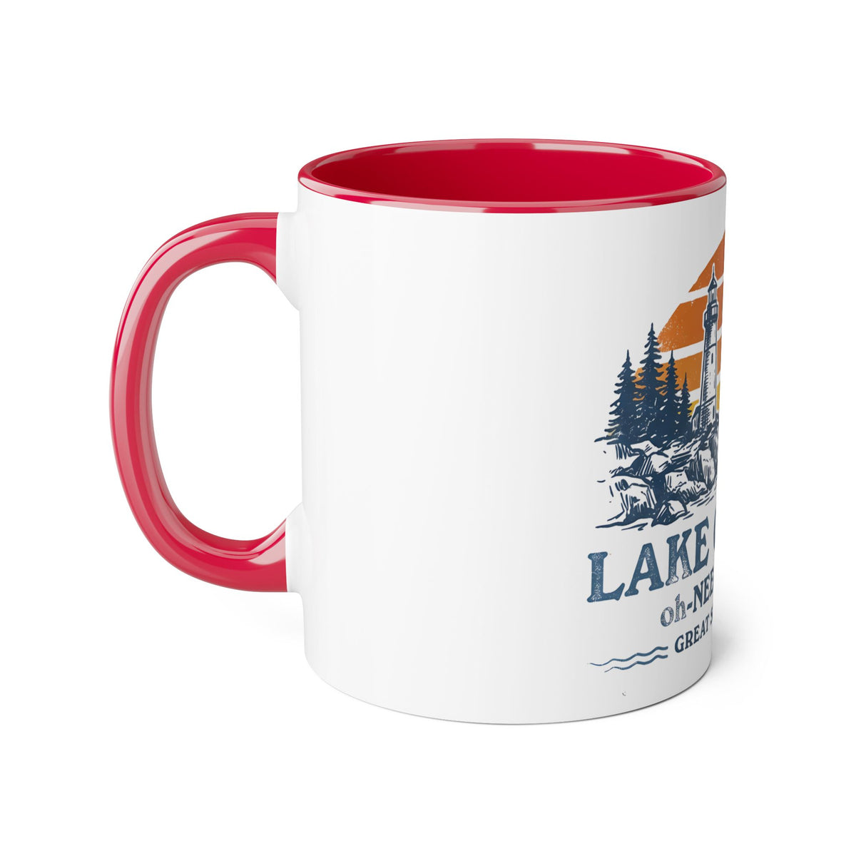 The "Great Shining Water" Lake Ontario 11oz Accent Mug