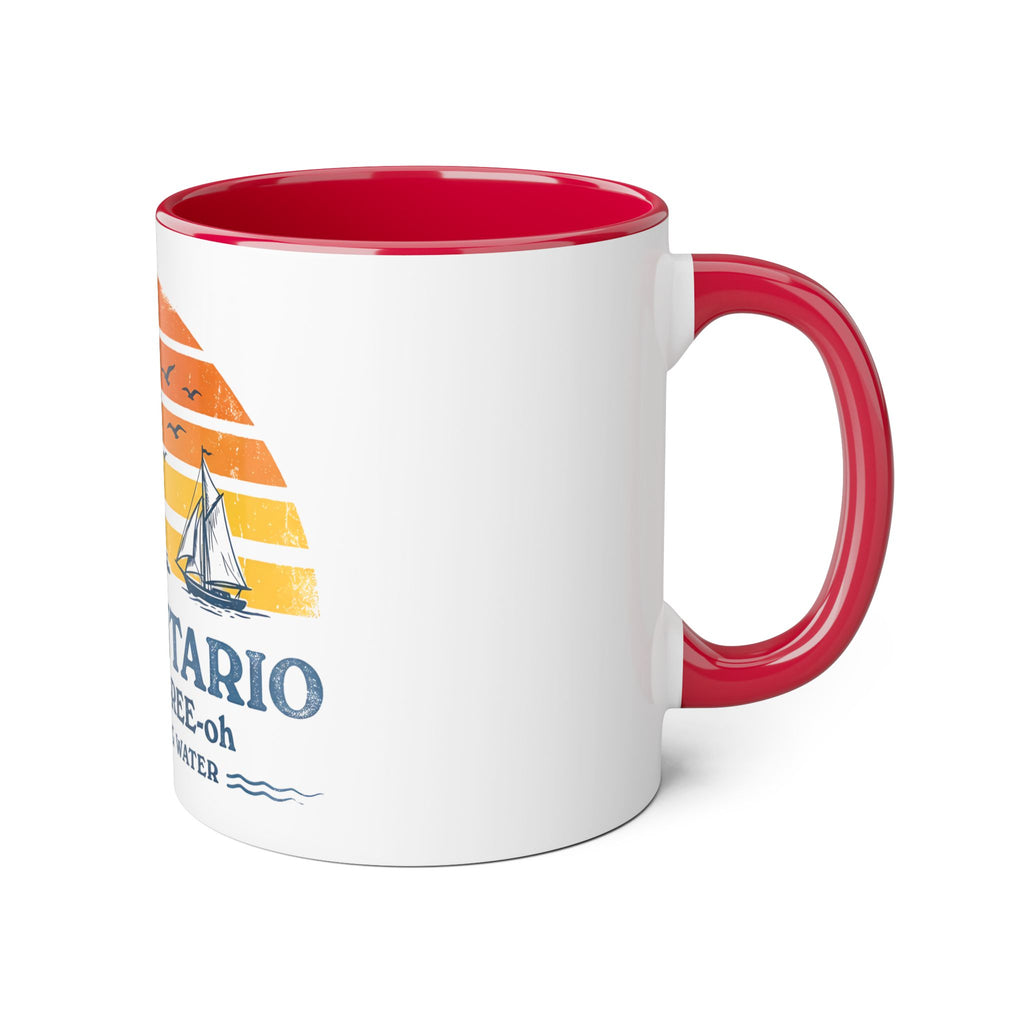 The "Great Shining Water" Lake Ontario 11oz Accent Mug