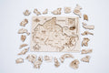 Toy Maker of Lunenburg - Kids Canada Map Puzzle with Native Animals - Made In Canada - High Quality - Ages 4–8