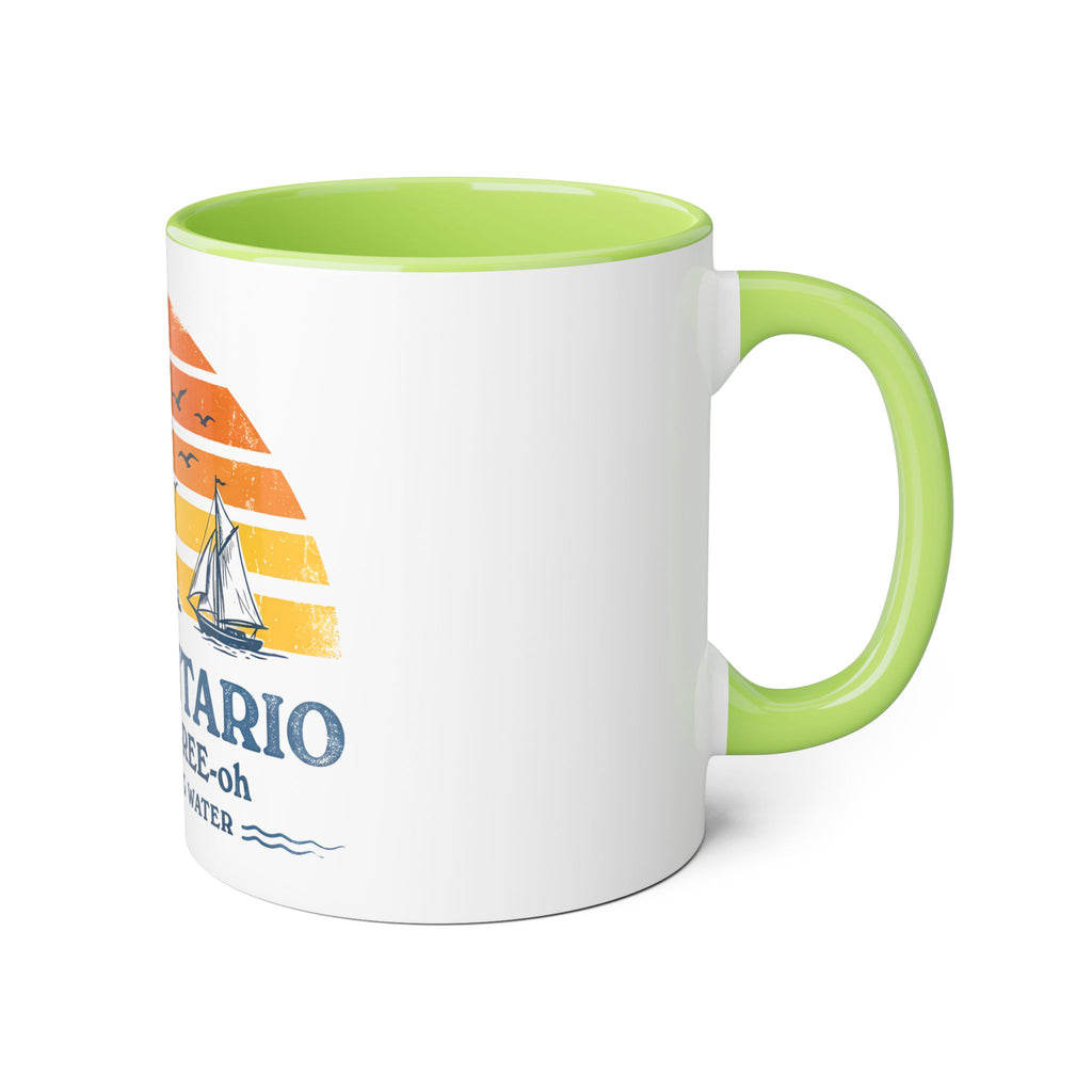 The "Great Shining Water" Lake Ontario 11oz Accent Mug