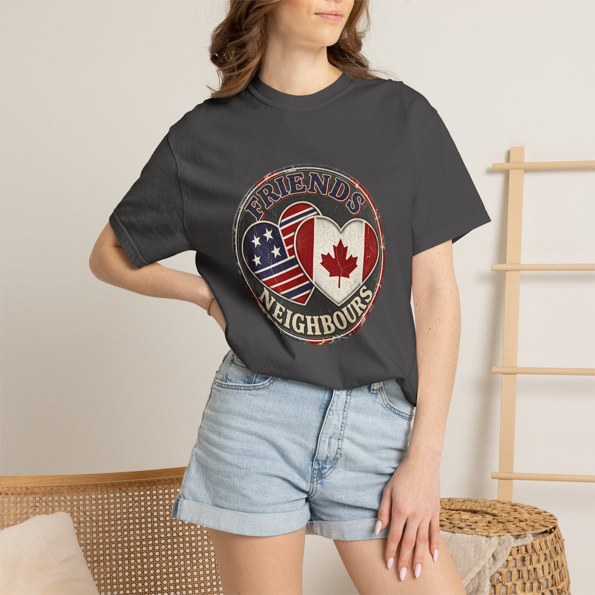 The "Friends & Neighbours" Vintage Throwback Heavyweight Tee
