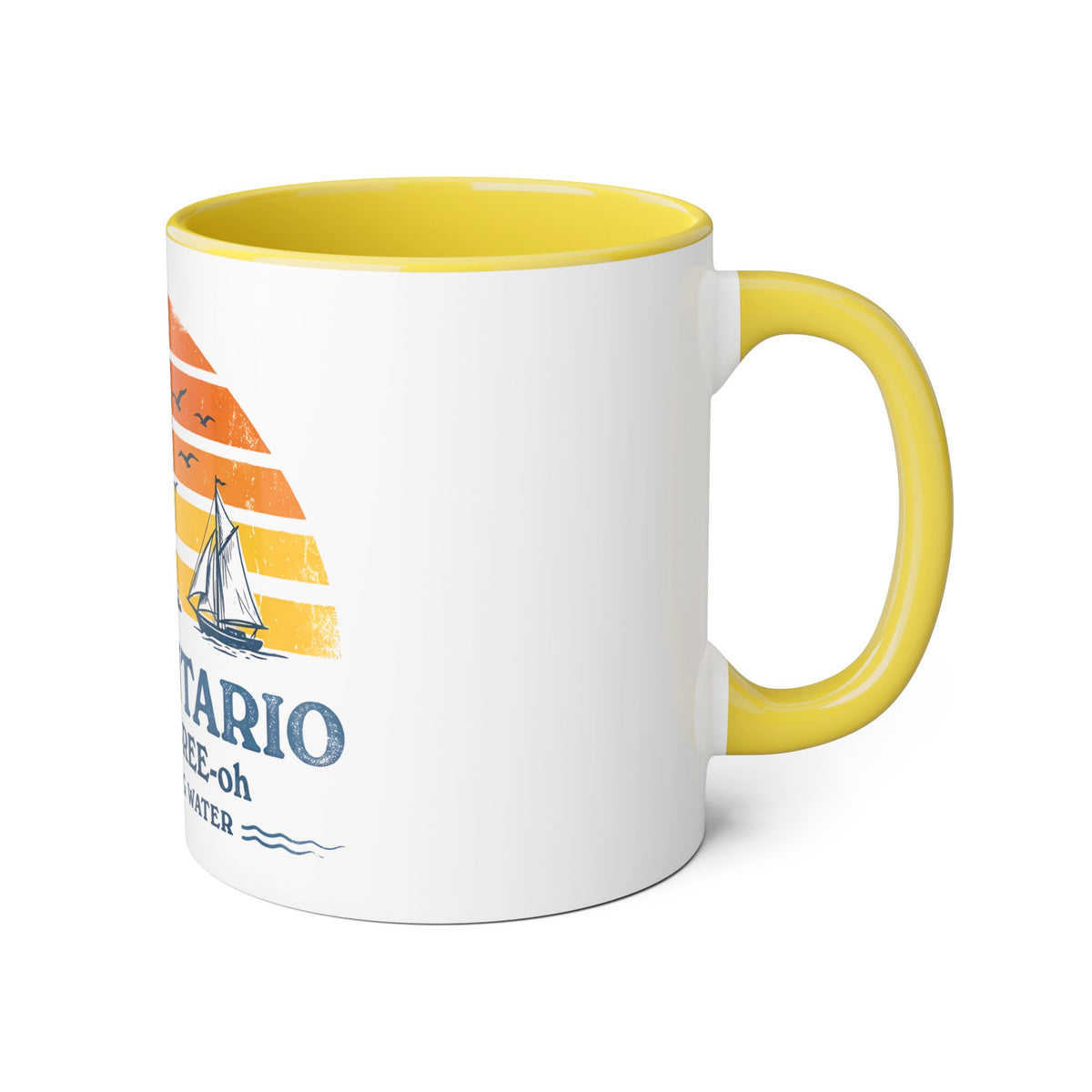 The "Great Shining Water" Lake Ontario 11oz Accent Mug