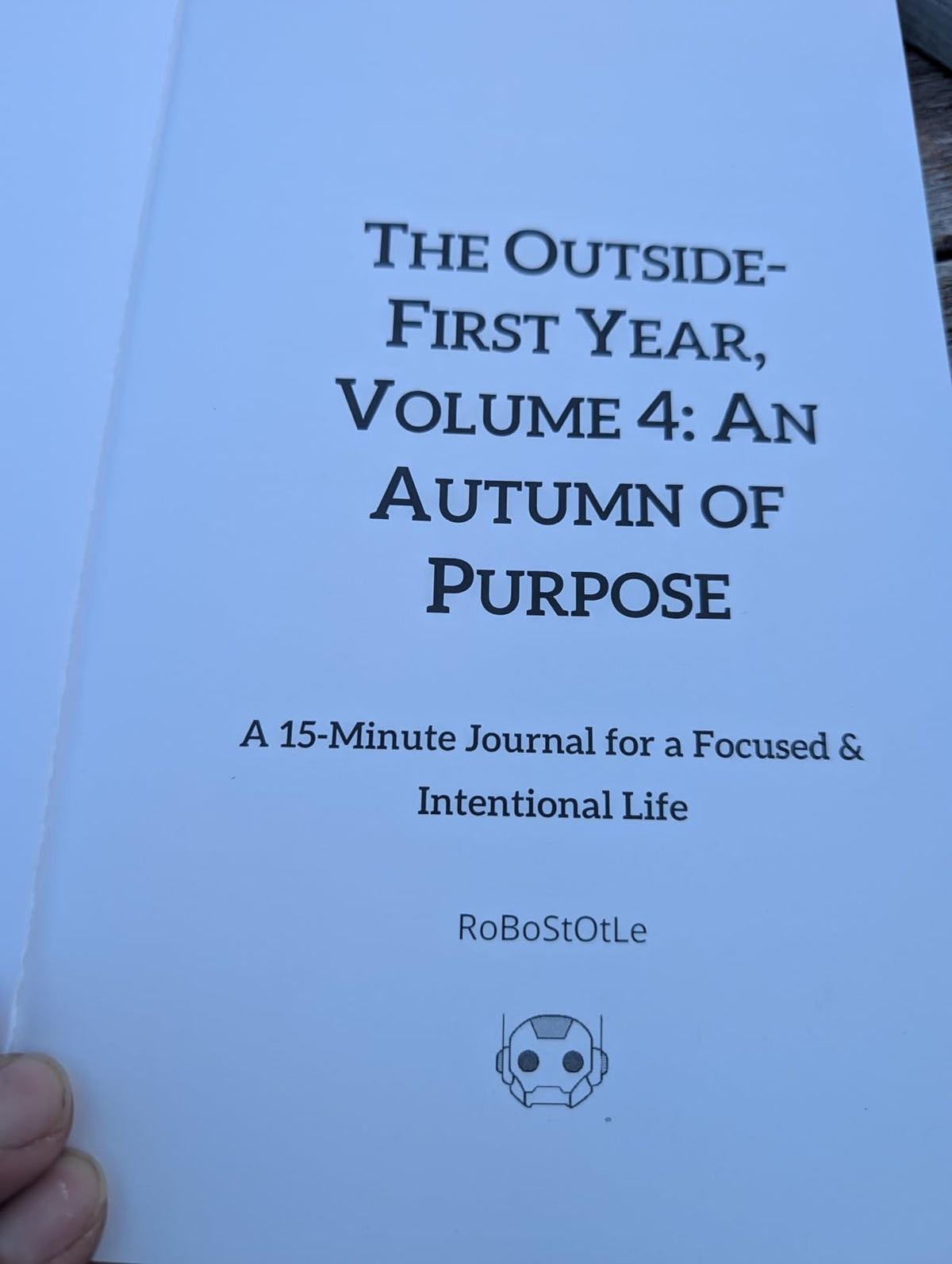 An Autumn of Purpose: The "Outside-First" Daily Journal
