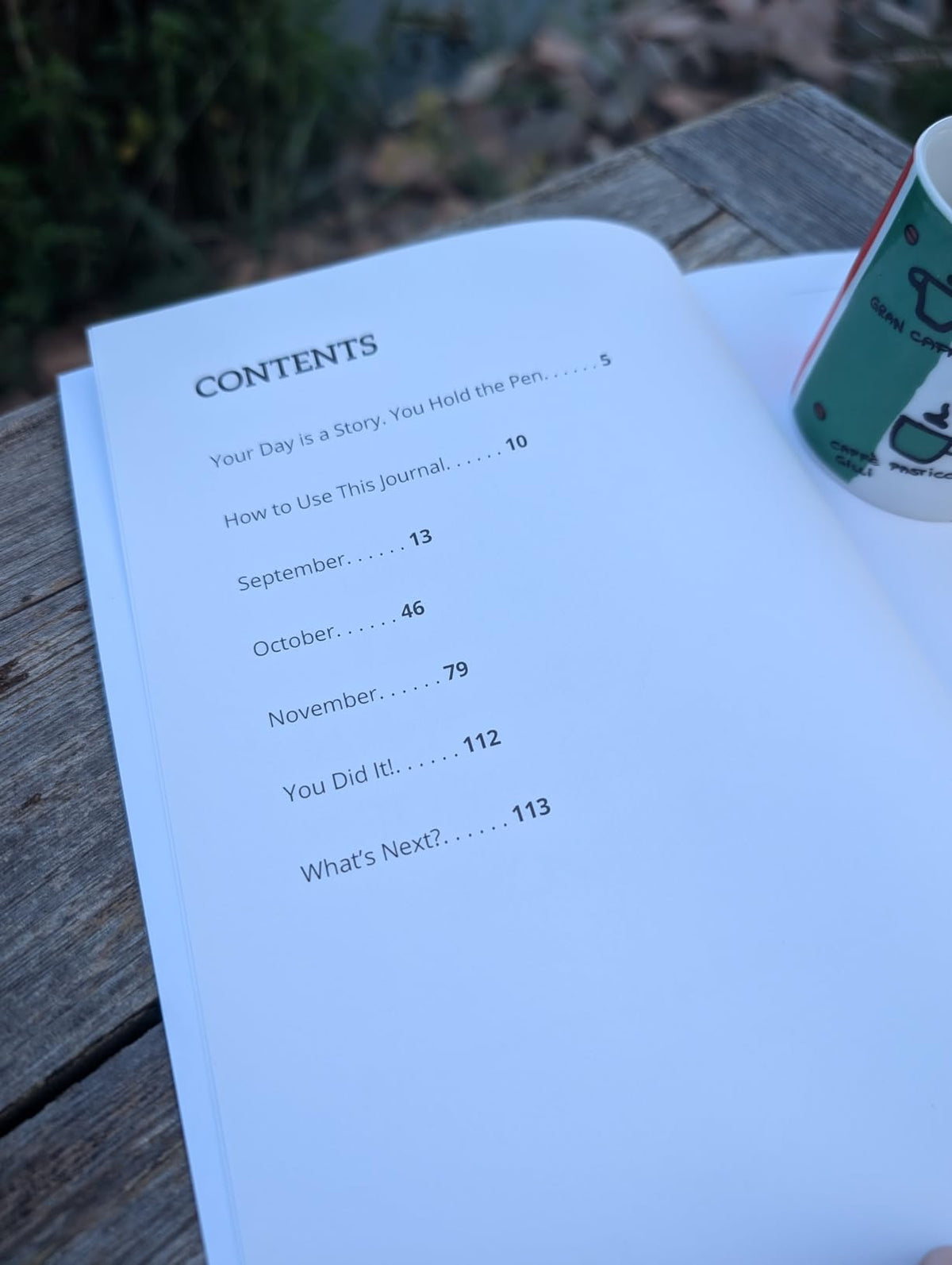 An Autumn of Purpose: The "Outside-First" Daily Journal