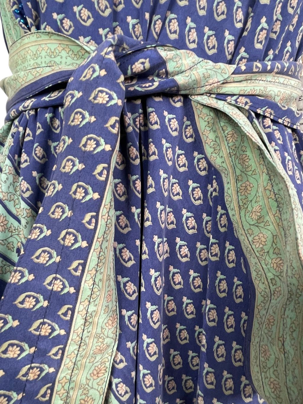 PRC7687 Avatar Pure Silk Maxi Dress with Belt