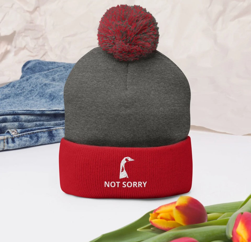 The "Not Sorry" Sportsman Pom-Pom Toque