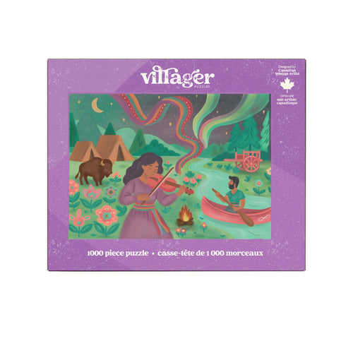 Dancing Sky | 1000-Piece Puzzle for Adults | Designed in Canada by Véro Filion