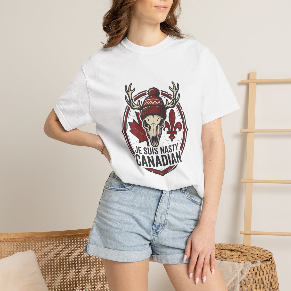 T-Shirt Unisexe « Je Suis Nasty Canadian » / Unisex Tee (Franglais)