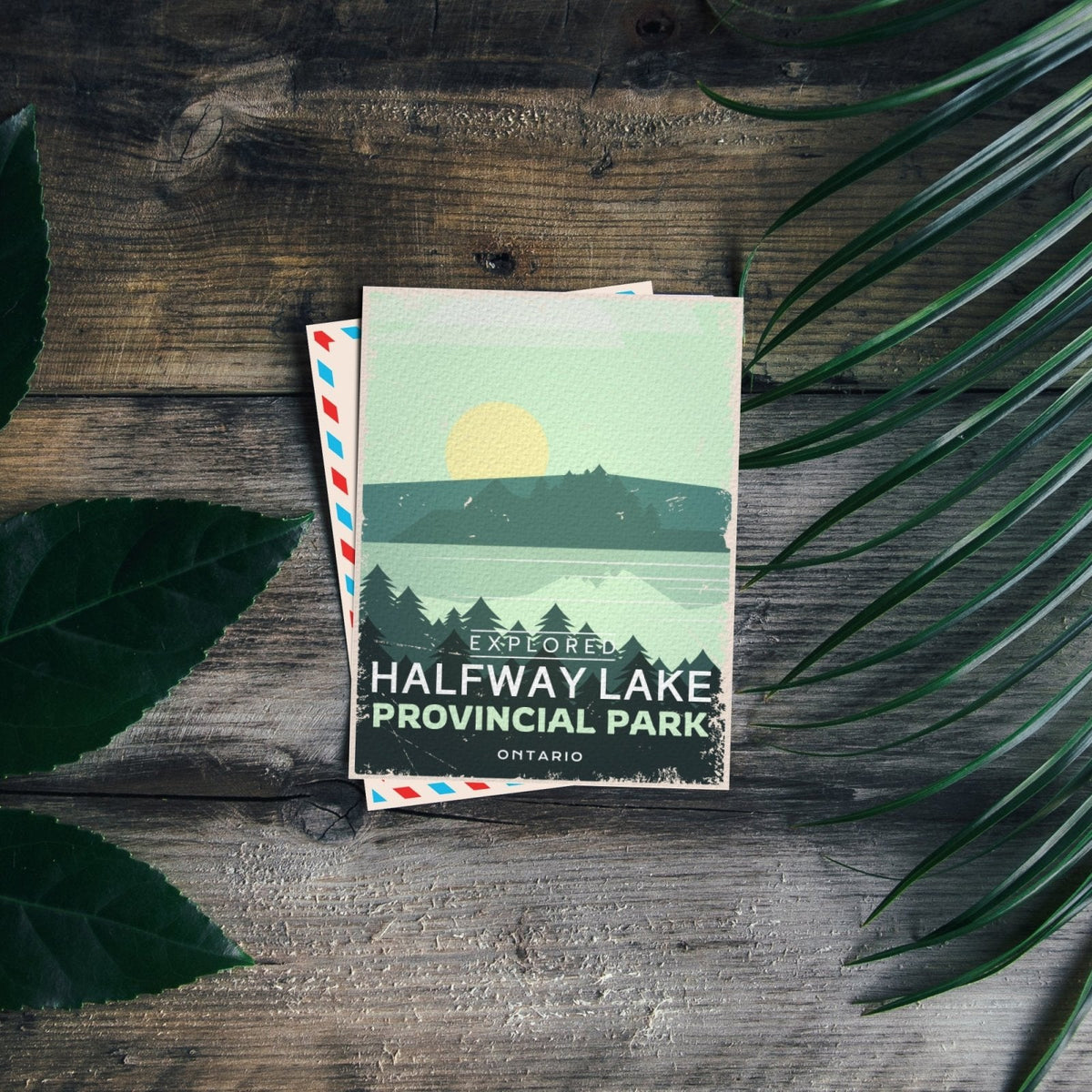 Halfway Lake Ontario Provincial Park Postcard, Canada Parks