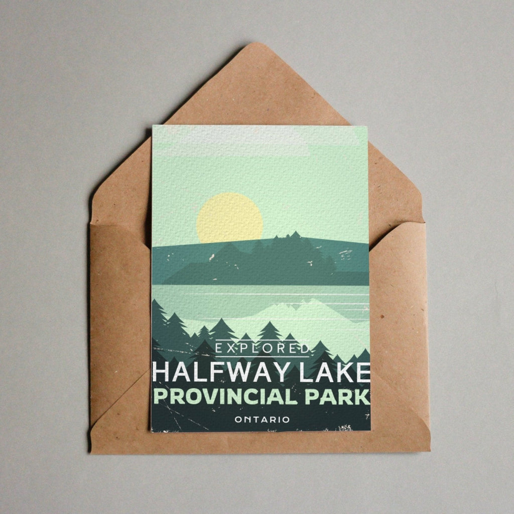 Halfway Lake Ontario Provincial Park Postcard, Canada Parks
