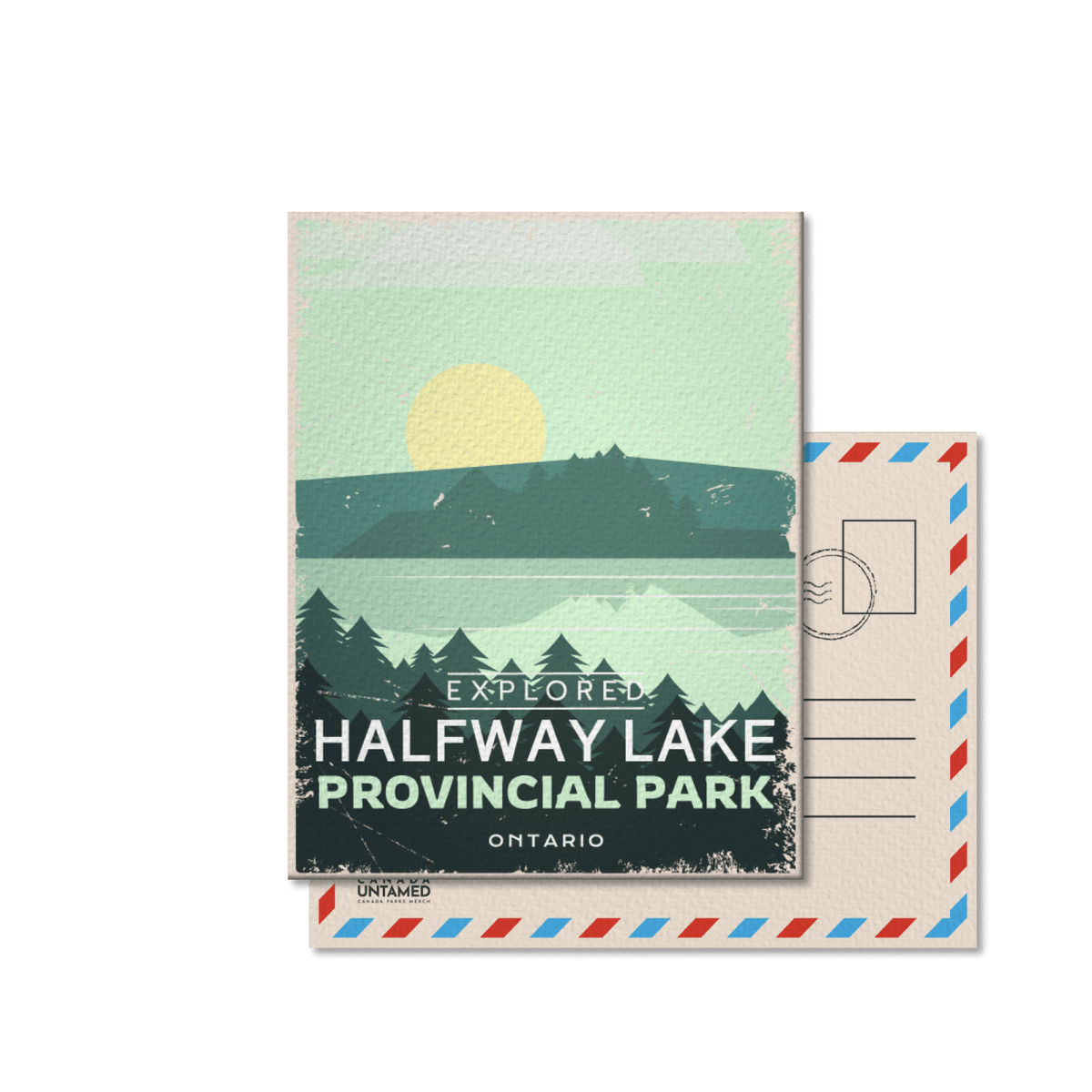 Halfway Lake Ontario Provincial Park Postcard, Canada Parks