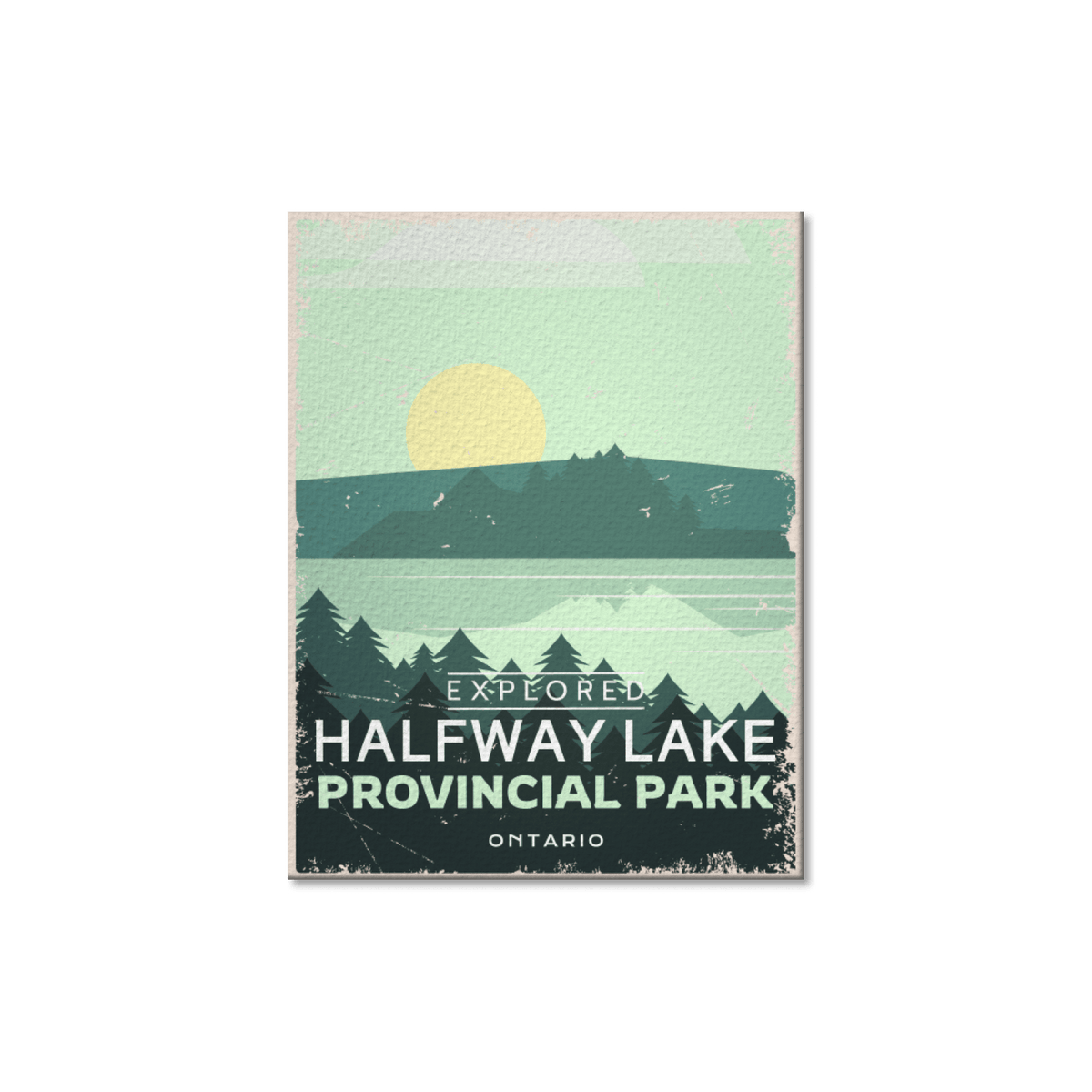 Halfway Lake Ontario Provincial Park Postcard, Canada Parks